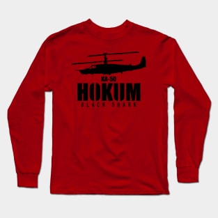 KA-50 Hokum Black Shark Long Sleeve T-Shirt